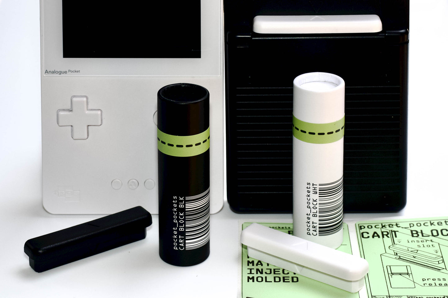 CART BLOCK for Analogue Pocket - not 3d printed - premium dust cover