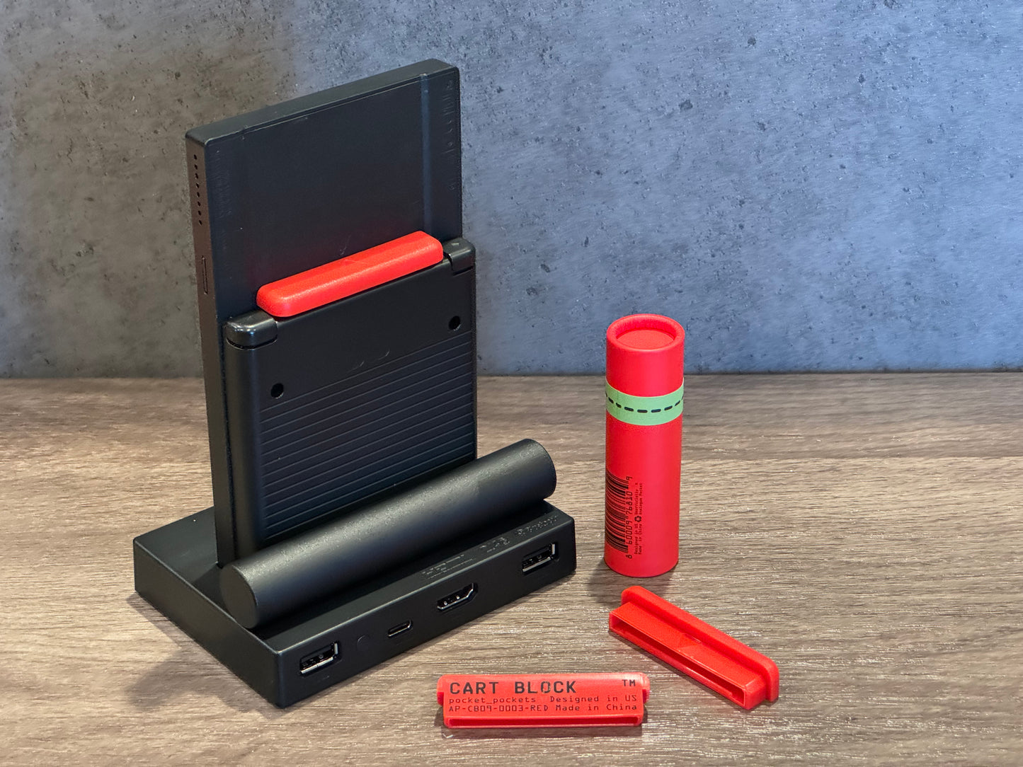 CART BLOCK for Analogue Pocket - not 3d printed - premium dust cover